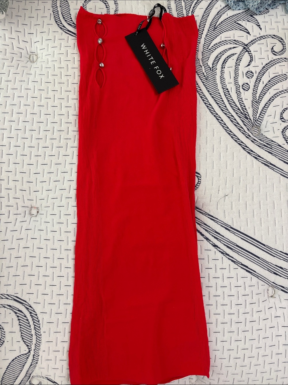 WHITW FOX Red Bodycon Skirt OR Red Bodycon Dress (Reversible)